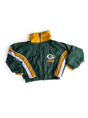 Vintage 90's Green Bay Packers NFL Licensed Windbreaker for 24 Months / 2T